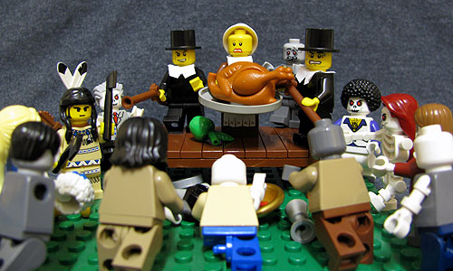 The first Thanksgiving, only with zombies.
