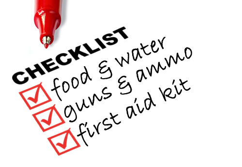 zombie survival gear checklist