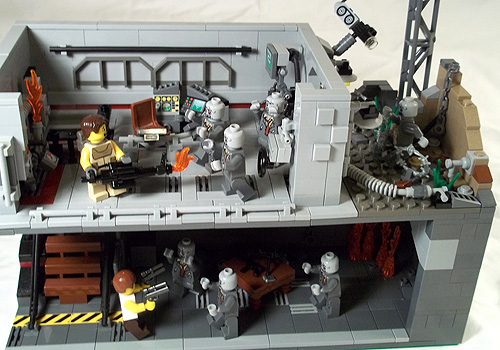 Lego best sale zombie base