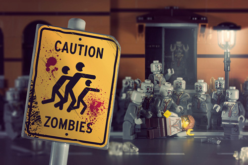 Watch out for LEGO zombies!