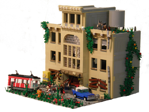 Lego zombie best sale apocalypse base