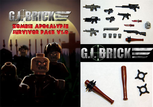 Zombie Apocalypse Survivor Pack from GI Brick