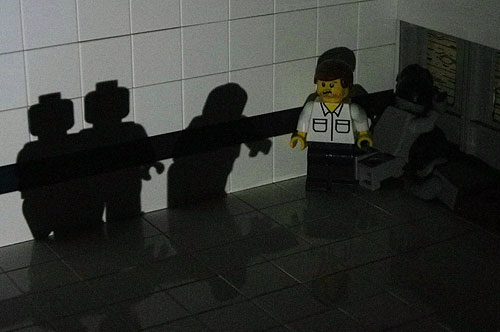Cornered by LEGO Zombies, with no where to run