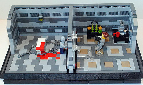 This is how the LEGO Zombie outbreak begins... with science