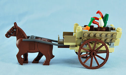 The horse-drawn cart