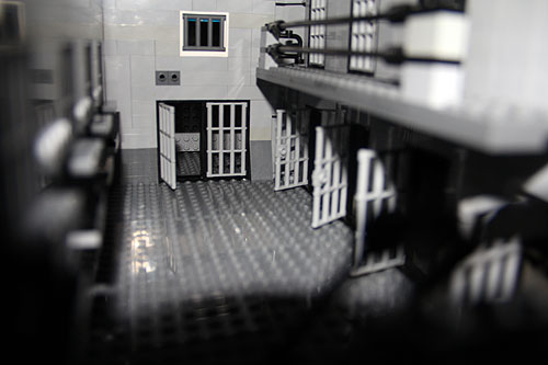 The cellblock without any minifigs