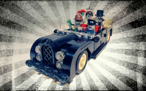 Zombie Wedding Car - A LEGO Zombie Creation