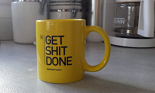 My Get Shit Done coffee mug