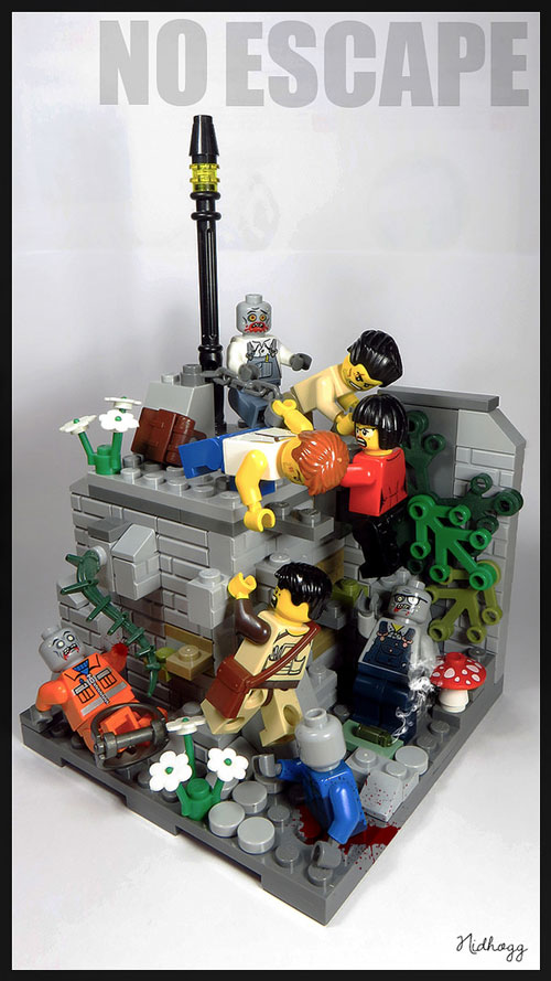 No Escape - a LEGO Zombie Creation